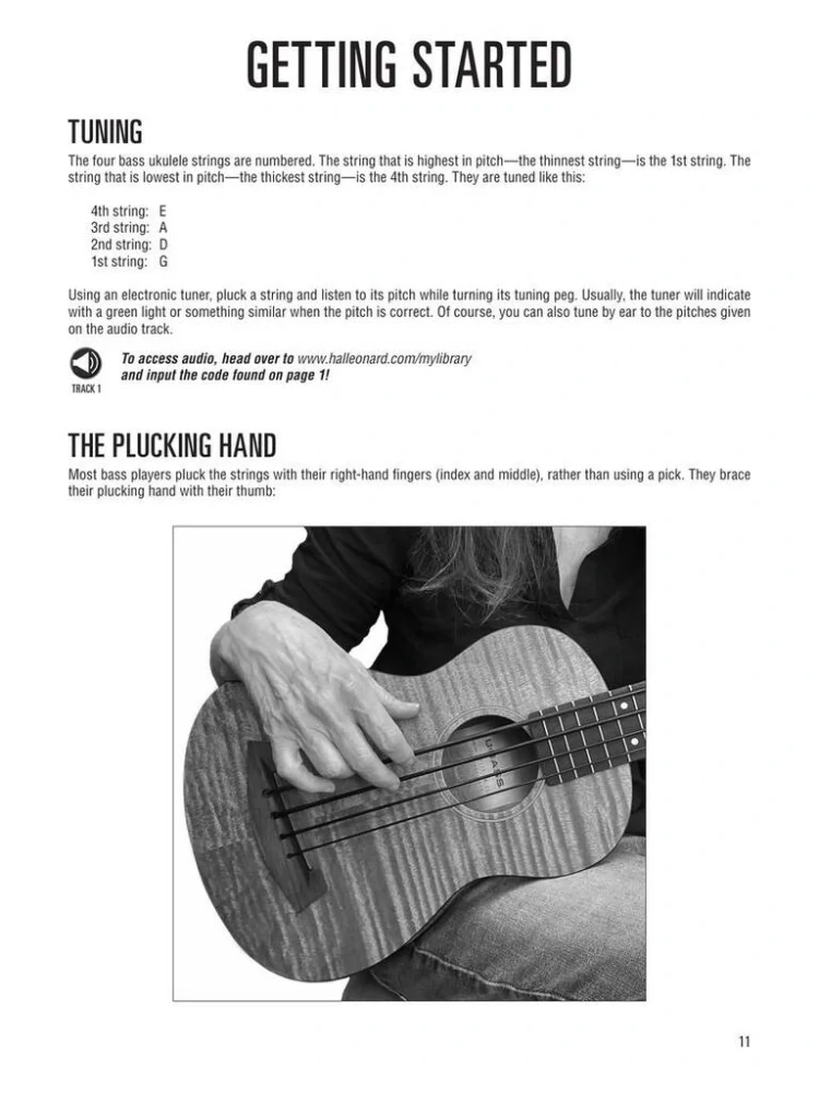 The Hal Leonard Bass Ukulele method