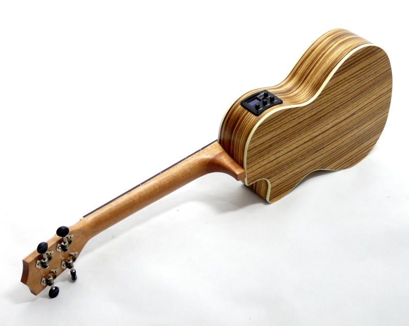 Tenor elektroakustické ukulele Koki´o U-LZWLZW-T-EQ Zebrano