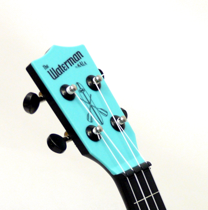 Sopránové ukulele KALA KA-SWG-BL Svítící modrý Waterman