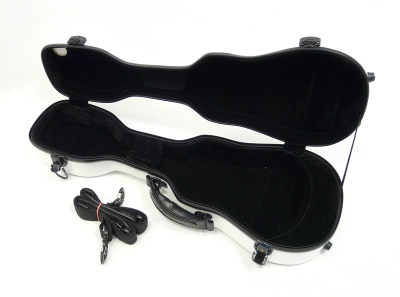 Luxusní kufr na sopránové ukulele MAHIMAHI Bílý