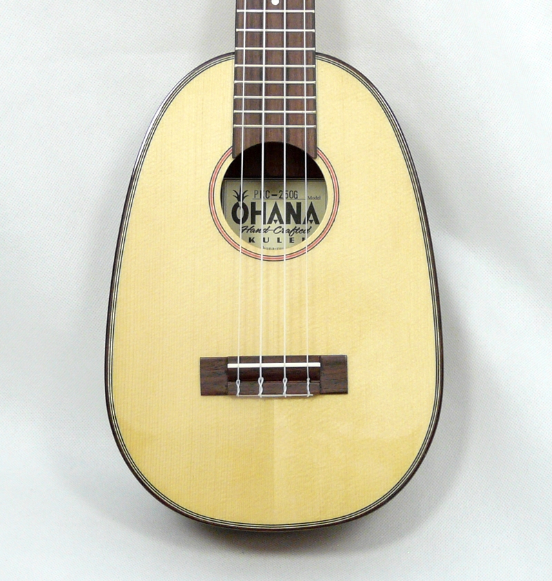 Koncertní pineapple ukulele OHANA PKC-250G