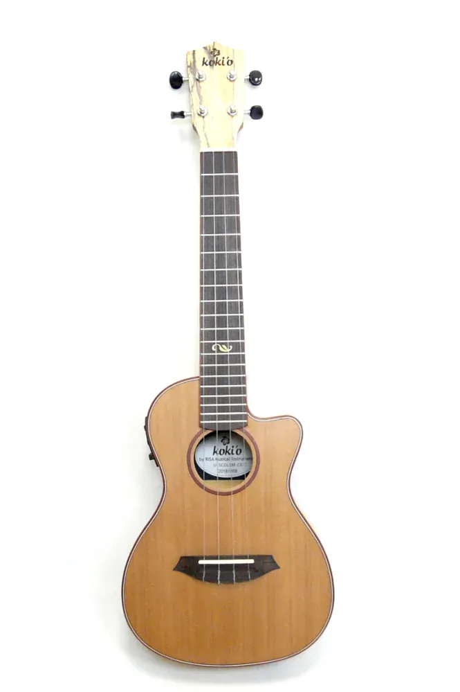 Koncertní elektro-akustické ukulele KOKI´O U-SCDLSM-CE-C Cedr a javor