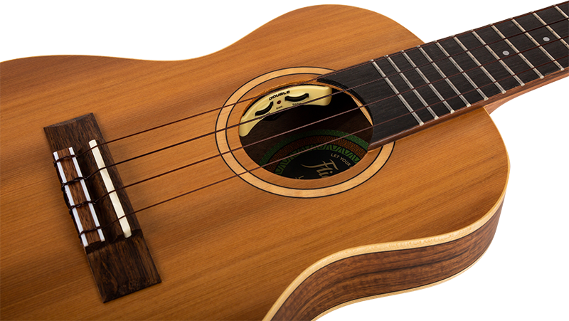 Koncertní elektroakustické ukulele FLIGHT LEIA CE Cedr a ořech