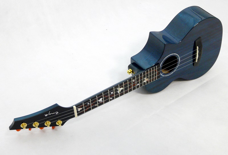 Koncertní ukulele Enya EUC-Flower Blue