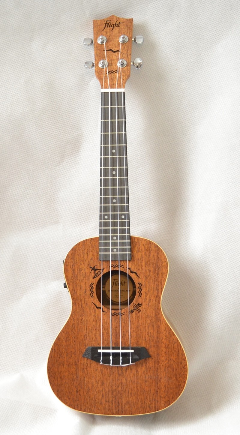 Koncertní elektro-akustické ukulele FLIGHT DUC323 CEQ  MAH