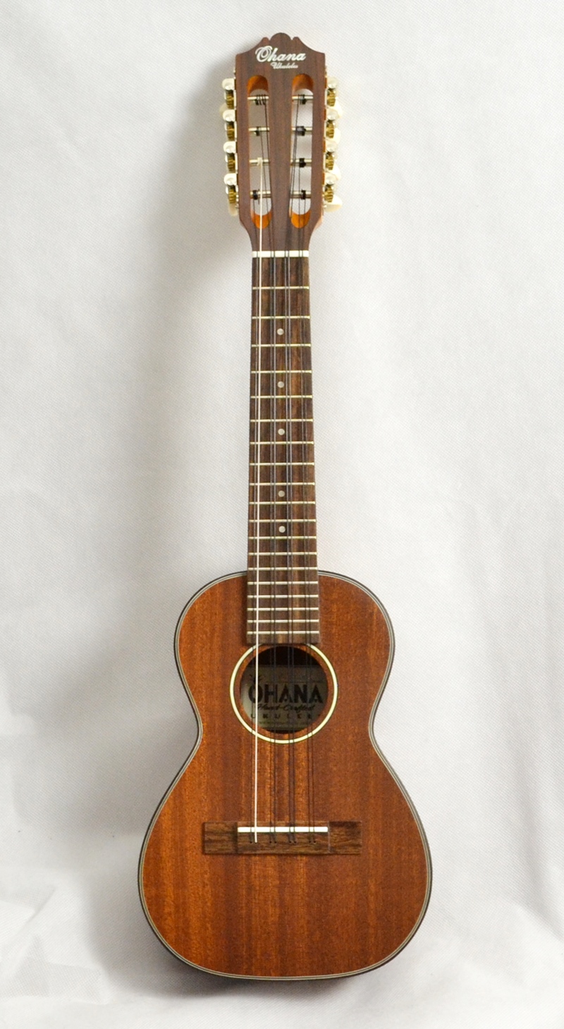 Koncertní osmístrunné taropatch ukulele OHANA CK-35-8 Mahagon