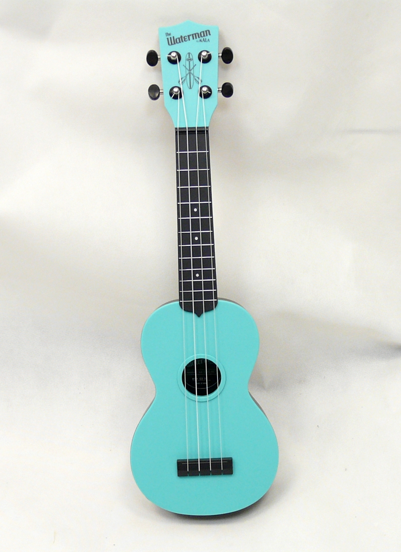 Sopránové ukulele KALA KA-SWG-BL Svítící modrý Waterman