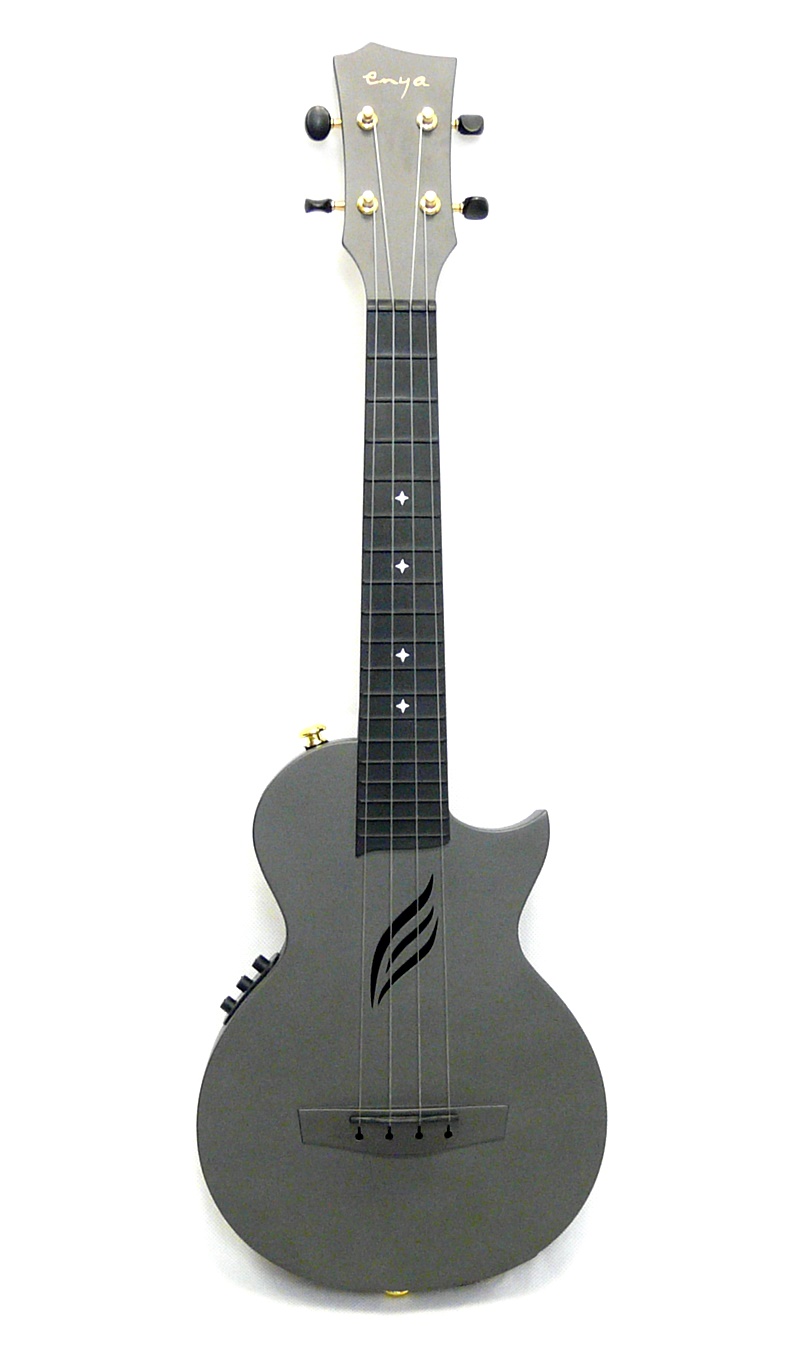 Koncertní elektro ukulele Enya Nova U+EQ/BK Černé 