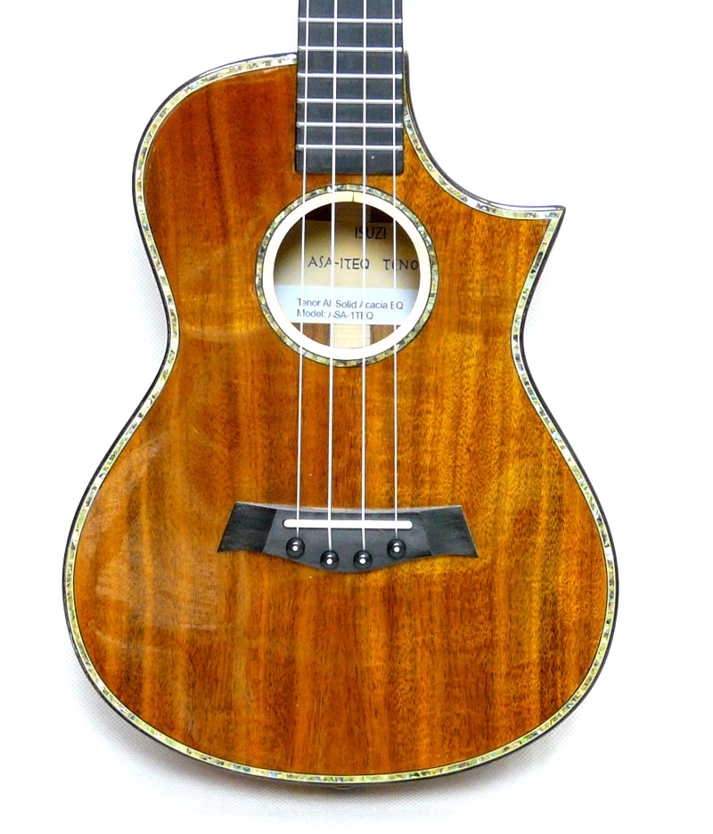 Tenor elektroakustické ukulele ISUZI ASA-1TEQ Akacia