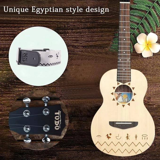 Koncertní ukulele TODO EGYPT s futrálem