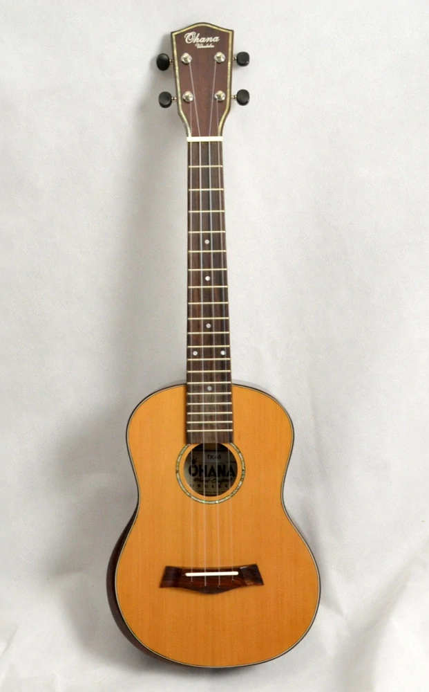 Tenor ukulele OHANA TK-55 Celomasivní cedr a palisandr