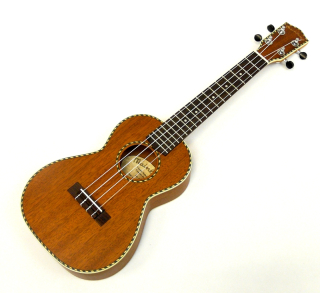 Celomasivní koncertní ukulele MAINLAND Mahagon Lesk