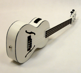 Jazz tenor elektroakustické ukulele KALA KA JTE MTW Bílé