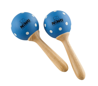 Maracas MEINL NINO8PD-B - Puntíkovaný modré