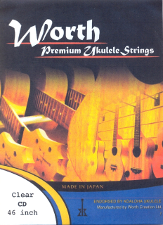 Struny na soprano & koncertní ukulele Worth CD GCEA 