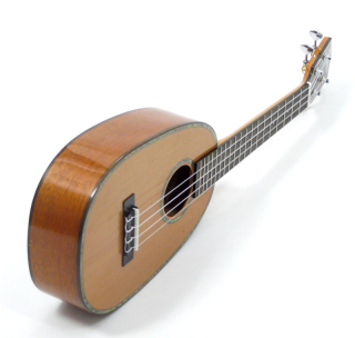 Koncertní pineapple ukulele OHANA PKC-50G Cedr a mahagon