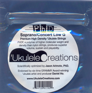 Soprano / koncertní ukulele struny PHD GCEA - Hluboké G