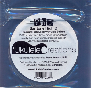 Struny na barytonové ukulele PHD Vysoké D