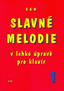 Slavné melodie v lehké upravě pro klavír - 1. DÍL.