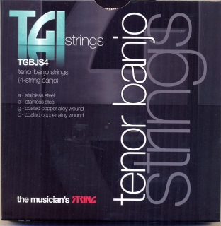Struny na tenor banjo TGI TGBJS4