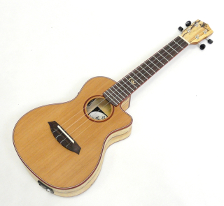 Koncertní elektro-akustické ukulele KOKI´O U-SCDLSM-CE-C Cedr a javor