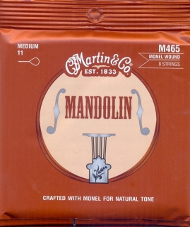 Struny na mandolínu MARTIN M465 Monel wound