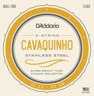 Struny na Cavaquinho D´ADDARIO EJ93 Ocelové