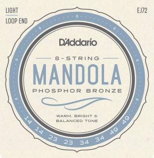 Struny na8. strunní Mandolu D´ADDARIO EJ72