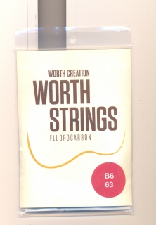 Struny na 6. strunné tenor ukulele Worth B6