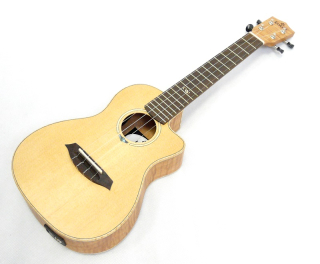 Koncertní elektro-akustické ukulele KOKI´O U-SSPLFM-CE-C Smrk a javor