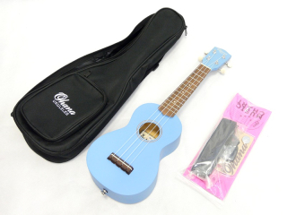 Sopránové ukulele balíček Ohana SK-10TQ: Tyrkysové