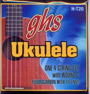 Struny na sopránové i koncertní ukulele GHS H-20 GCEA