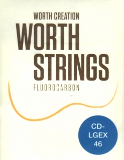 Struny na soprano & koncertní ukulele Worth CD-LGEX GCEA Low G