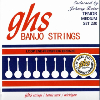 Struny na tenor banjo GHS SET 230 Medium