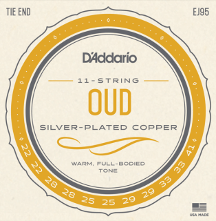Struny na 11. strunní Oud D´ADDARIO EJ95
