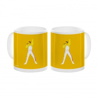 Freddie Mercury hudební hrnek 