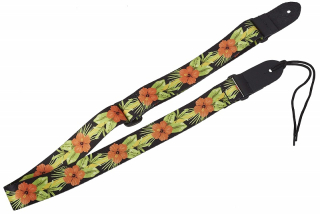 Popruh na ukulele PERRI´S LEATHERS UKLPCP-7095 Ibiscus