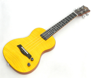 Koncertní elektro ukulele SNAIL SEU-2C Okume a javor