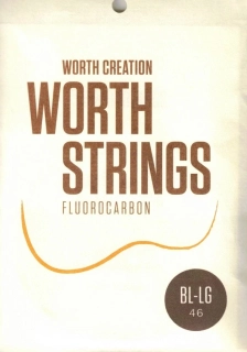 Struny na soprano & koncertní ukulele Worth BL-LG GCEA  Low G
