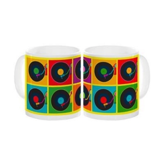 Record player mug - hrnek
