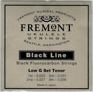 Struny na tenor ukulele FREMONT Black Line GCEA - LOW G