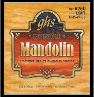 Sada strun na mandolínu GHS A250 Light