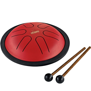 NINO980R Percussion Mini Melody Steel Tongue Drum - 6"