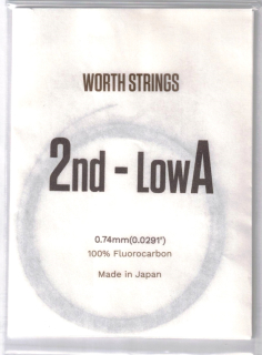 2. Struna na 6 strunné tenor ukulele Worth LowA Hluboké A